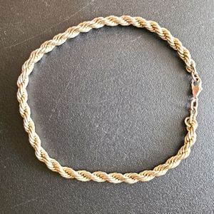 Silver Rope Bracelet